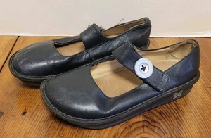 Zuecos Alegrio negros zapatos para mujer talla 38 usados DEFECTUOSOS - Imagen 1 de 8