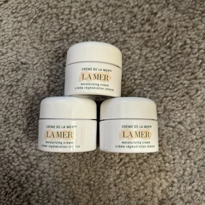 3 X LA MER The Moisturizing Cream .24 oz /7ml Each NWOB - Image 1 of 2
