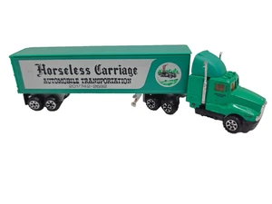 Road Champs Kenworth T600A Semi Truck Horseless Carriage 1987 Green Vtg - Picture 1 of 8