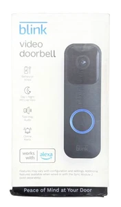 Blink Video Doorbell Camera Wired/Wireless Two Way Audio HD video - Picture 1 of 7