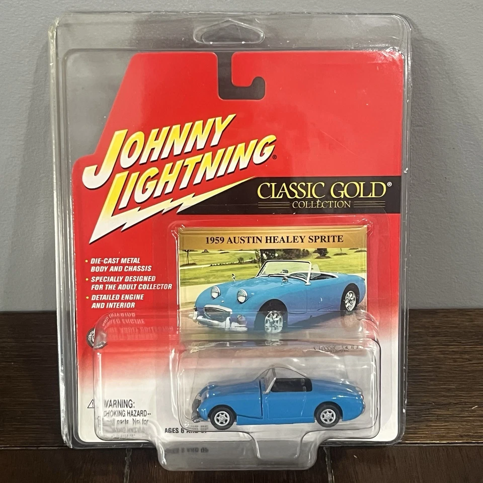 1959 Austin Healey Sprite Johnny Lightning Classic Gold Collection 1 64