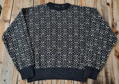 vintage '90s John Ashford knit sweater  made in USA  men's size LARGE - Image 1 of 3