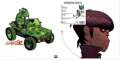 Gorillaz - 'Gorillaz' / 'Demon Days' 2LPs [New/sealed/job lot/bundle] - Image 1 of 2