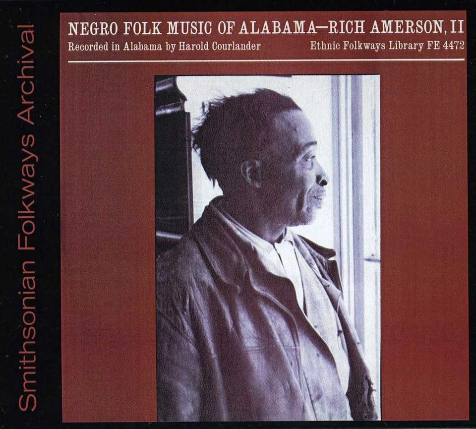 RICH AMERSON - NEGRO FOLK MUSIC OF ALABAMA, VOL. 4: RICH AMERSON NEW CD - Image 1 of 1