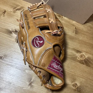 Rawlings RSG8 10,5 Softball Größe Baseball Handschuh Tiefbrunnen Tasche Leder LHT - Bild 1 von 8