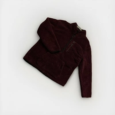 Victoria's Secret розовый средний искусственного шерпа парка кенгуру карман 3 четверти молнии - Изображение 1 из 4