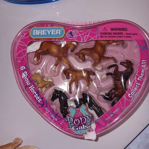 Six Show Horses by Breyer Horses Pony Gals Horses- Set of 6 - NEW IN PACKAGE - Picture 1 of 1