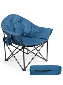 ALPHA CAMP Camping Klappstuhl Moon Chair XXL Klappstuhl für Erwachsene - E01CC-410 - Bild 1 von 11