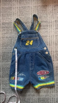 NASCAR Toddler Short Overalls Size 2T Foto 1 de 4