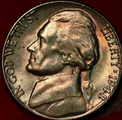 Uncirculated 1948-D Denver Mint Jefferson Nickel Not Silver - Image 1 of 2