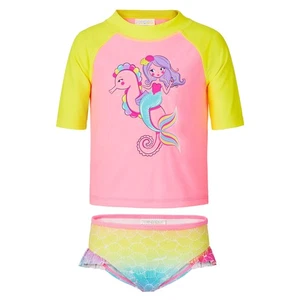 Toddler and Kids Swim Rash Guard UPF 50 Sun Protection 2-Piece Set for Girls ... - Picture 1 of 3