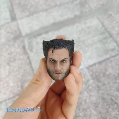 Cabeza esculpida tallada para figura de acción masculina de 12" de Wolverine Hugh Jackman de EE. UU. 1/6 Foto 1 de 4