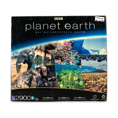 Sure-Lox Jigsaw Puzzle Planet Earth - 8 Deluxe Jigsaw Puzzles VG/EX - Image 1 of 2