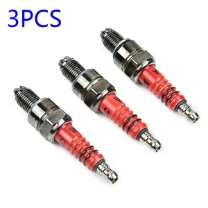 Spark-Plugs A7TJC 3 Electrode For GY6125CC Moped Scooter ATV Quads Accessory New - Picture 1 of 14
