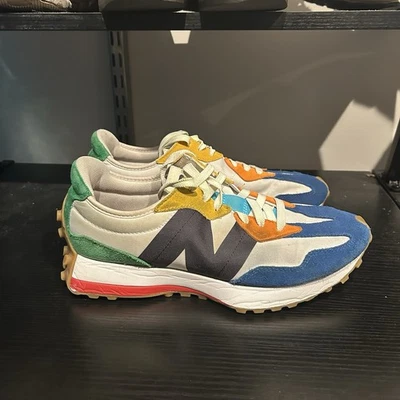 New Balance 327 Mens Size 9 D Multicolor Suede Running Athletic Sneaker MS327PBA - Image 1 of 4