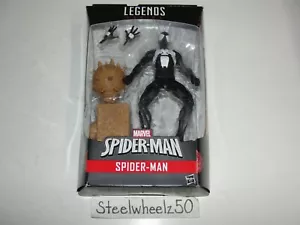 Marvel Legends Traje Negro Spiderman Figura Sandman BAF 2016 Hasbro 6" Venom NUEVO - Imagen 1 de 3