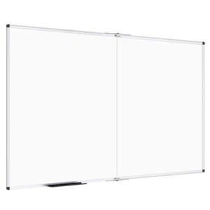 VIZ-PRO Large Dry Erase White Board/Magnetic Foldable Whiteboard, 96 X 48 Inches - Picture 1 of 7