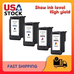 for Canon PG-245 XL CL-246 XL Ink Cartridge fit Canon PIXMA TR4522 MG2520 MG2522 - Picture 1 of 14