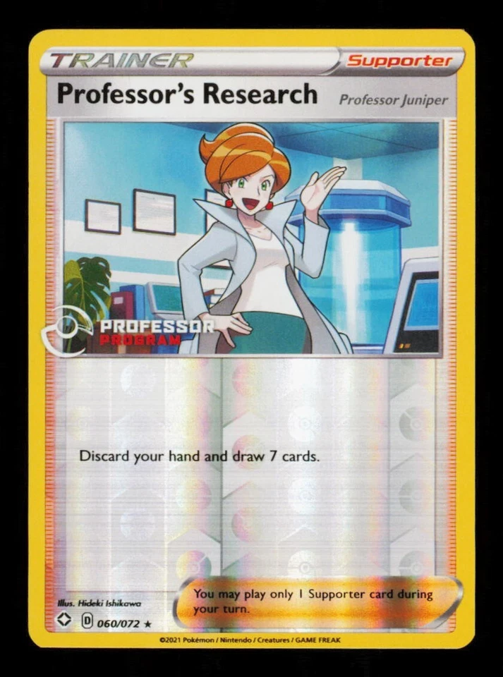 Pokemon Card Professor's Research Juniper Program Promo 060/072 NM Holo 2021 - Image 1 of 1