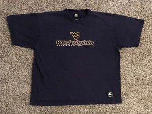 West Virginia Mountaineers Men's T-Shirt Size Medium Graphic Print Short Sleeve - Picture 1 of 5