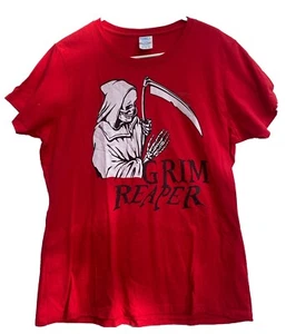 Camiseta gráfica XL de Grim Reaper Port & Company con anillo hilado para dama - Imagen 1 de 6