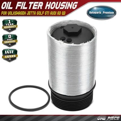 Carcasa de filtro de aceite de transmisión para Volkswagen Jetta Golf GTI Audi A3 Q3 TT R8 Foto 1 de 4