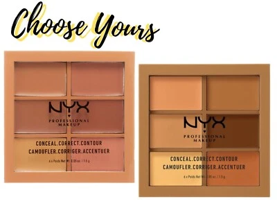 NYX 3C Palette-Conceal Correct Contour Palette - Choose your Shades - Image 1 of 3