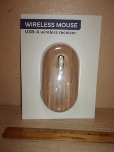 NEU IN VERPACKUNG VIVITAR KABELLOSE MAUS KUNSTHOLZMASERUNG MIT SCROLLRAD - Bild 1 von 2