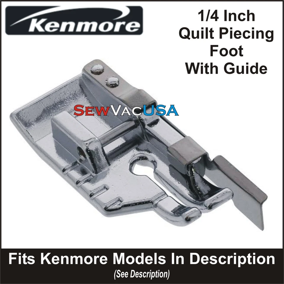 KENMORE 1/4 Inch Quilt Foot With Guide Fits Kenmore Models With Snap On Feet - Image 1 of 1