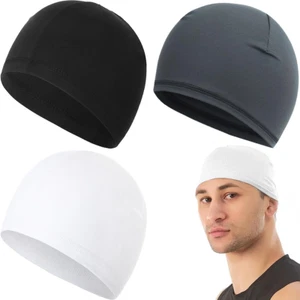 3 Stücke Herren Schädelkappen, mütze herren, Fahrradkappe, schlafmütze, Weich Ba - Bild 1 von 6