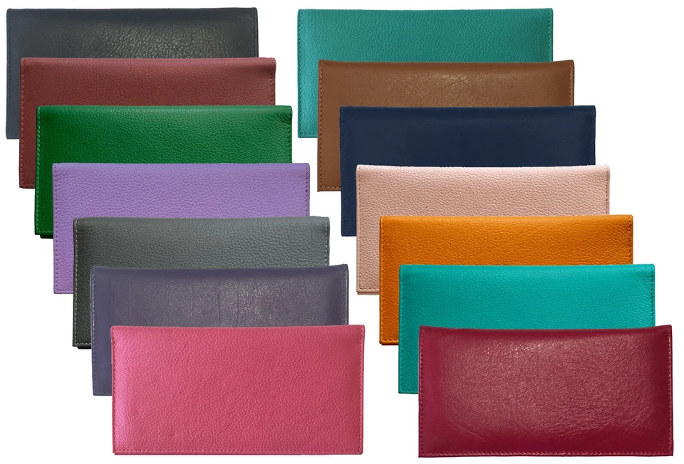 Funda básica de cuero para chequera Foto 1 de 1