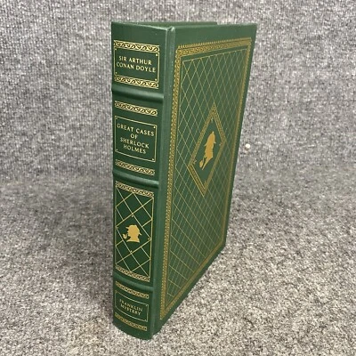 GREAT CASES of SHERLOCK HOLMES by Sir Arthur Conan Doyle 1987 Franklin Library  - Image 1 of 4