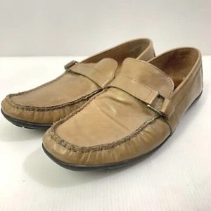 Giorgio Brutini Men's Loafers Le Glove Brown Leather Driving Shoes Size 11.5 M - Picture 1 of 7