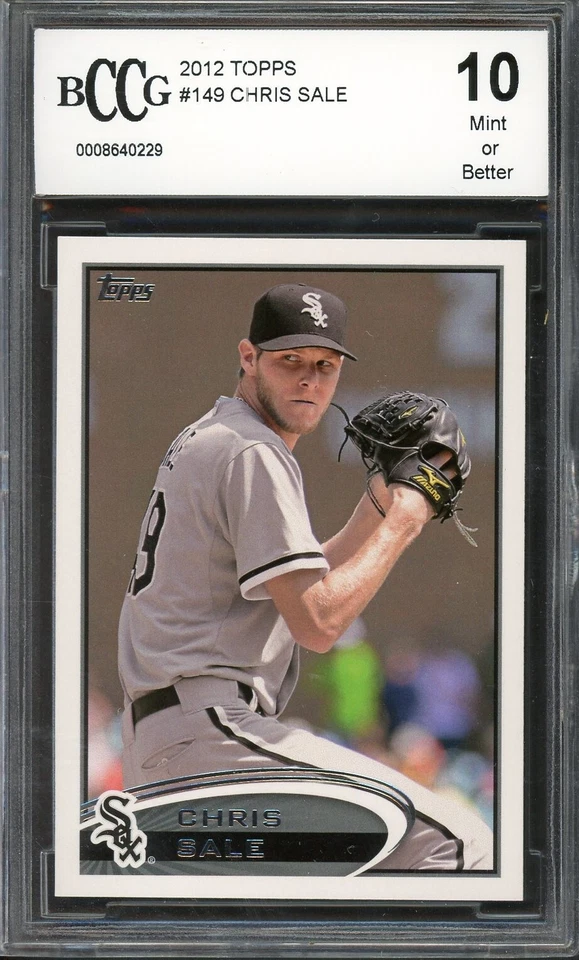 CHRIS SALE 2012 Topps Baseball #149 Graded BCCG 10 MINT+ - Image 1 of 1