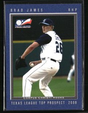Brad James 2008 Grandstand Corpus Christi Hooks #RHP Baseball Card