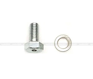 GME ANTENNA BOLT & WASHER SUIT AS001 AS004 SILVER SPRING - Picture 1 of 2
