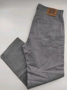 Levi's Jeans 551 Herren W36 L30 Straight Leg Regular Fit Grau Gekürzt M4 - Bild 1 von 9