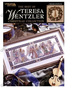 Leisure Arts Best of Teresa Wentzler Christmas Collection Cross Stitch Book Eng - Picture 1 of 6