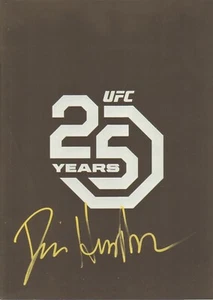 DAN HENDERSON SIGNED AUTO'D UFC 25TH ANNIVERSARY PROGRAM BAS COA 25 YEARS PRIDE - Picture 1 of 10