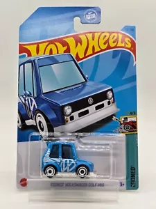 Hot Wheels 2023 Treasure Hunt Tooned Volkswagen Golf MK1 Blue HW Tooned Series - Picture 1 of 10