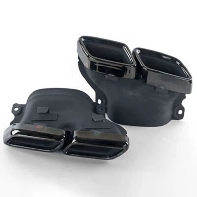 For Mercedes Benz C E S Class W205 C63 Exhaust Dual End Tip Tail Pipe Muffler - Image 1 of 4