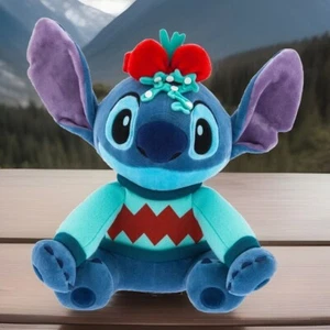 Disney Festive Stitch. Brand New Medium Plush Soft Toy - Picture 1 of 5
