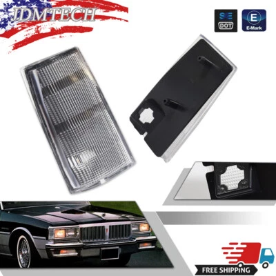 Luces de esquina laterales transparentes para Pontiac Bonneville Parisienne Safari 1983-89 Foto 1 de 4