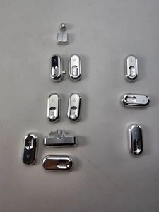 Fits 99-01 Superduty 97-01 F150 4 Door Billet Window Switch Buttons Kit Satin - Imagen 1 de 2