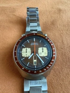 Vintage Seiko bullhead 6138-0040 automatic chronograph - Picture 1 of 13