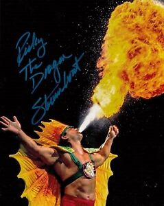 Ricky the Dragon Steamboat signed autographed 8x10 photo WWE Superstar HOF