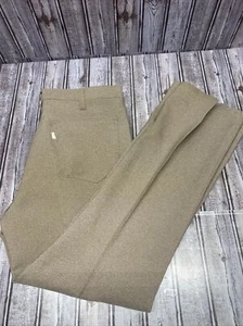 Vintage Western Style Levi’s Slacks Brown Tan Pleated 38x30 (37x30) - Bild 1 von 6