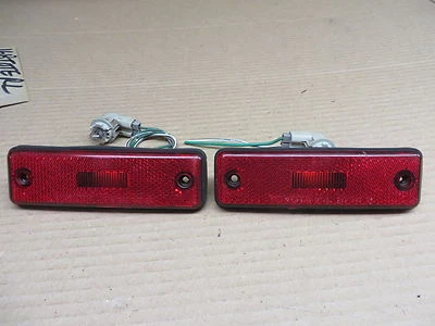 TOYOTA TERCEL 87 88 89 90 1987-1990 JUEGO DE LUCES MARCADORAS LATERALES TRASERAS DERECHA Y DERECHA OEM Foto 1 de 4