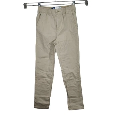Old Navy Khaki Chino Pants Tapered Flex Boys Size XL 14 16 School Uniform Pocket - Image 1 of 4
