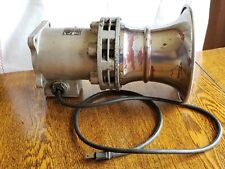 Vintage sireno naval siren alarms 110 Volt 8" diameter 